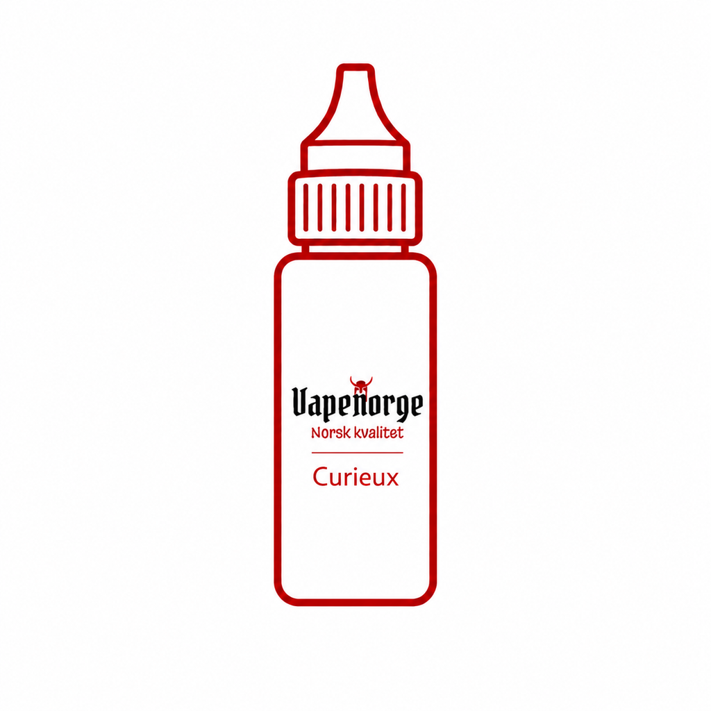Curieux Galuchat E-liquid 50ml | Tobakk, Kaffe, Kjeks & Hasselnøtt