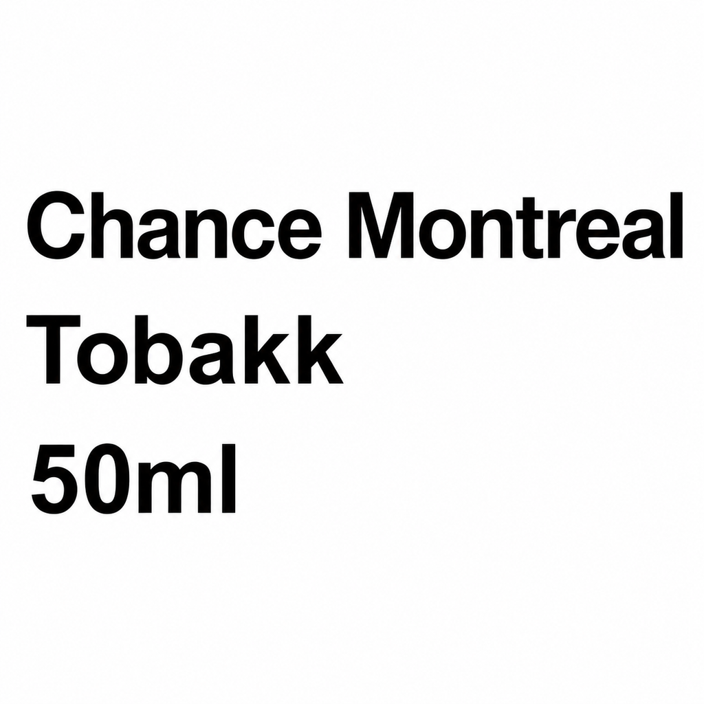 CHANCE MONTREAL ORIGINAL Amerikansk Tobakk 50ml