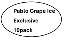 Load image into Gallery viewer, Pablo Grape Ice 10-pack