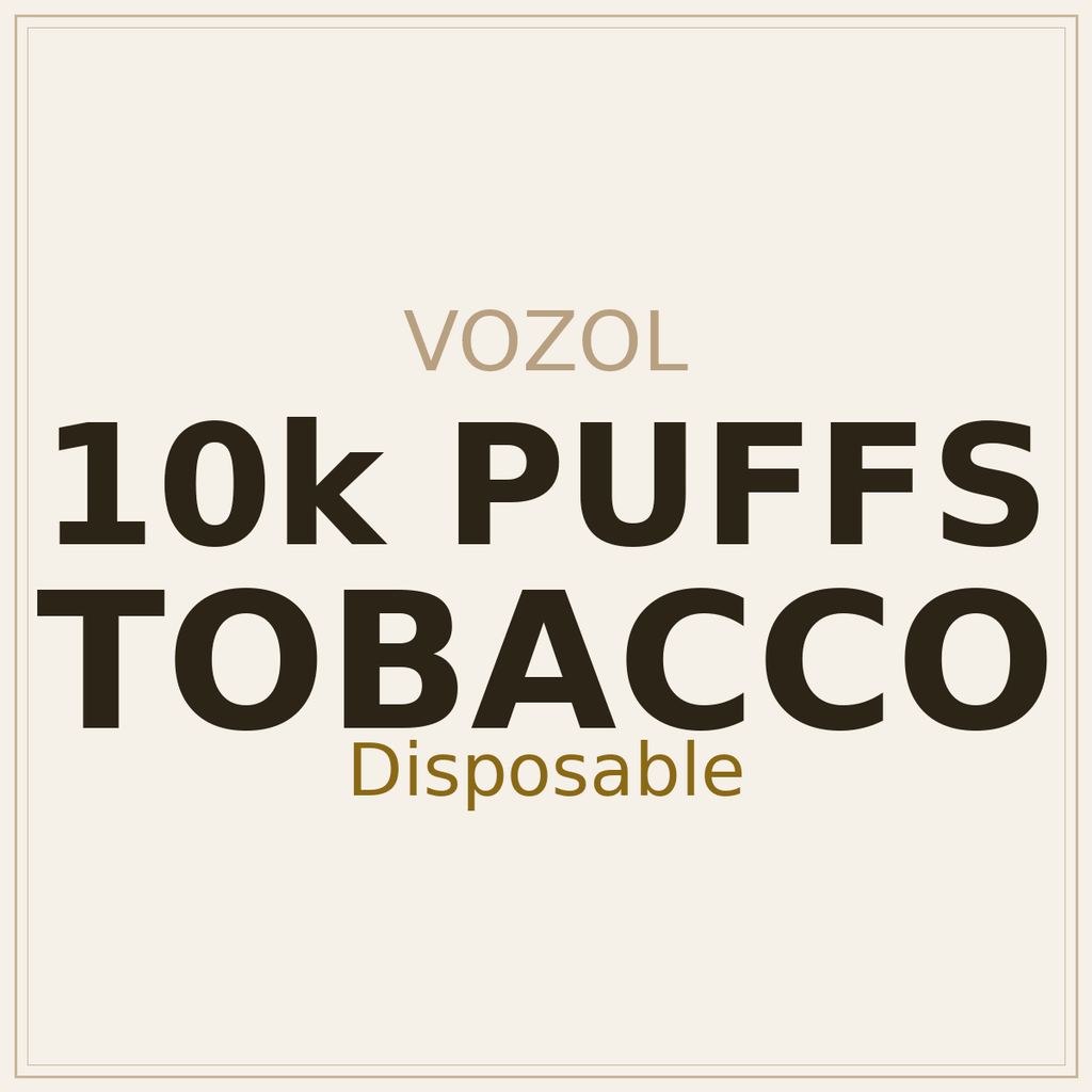 VOZOL 10 000 Tobacco