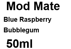 Mod Mate Blue Raspberry Bubblegum 50ml (60ml shortfill)